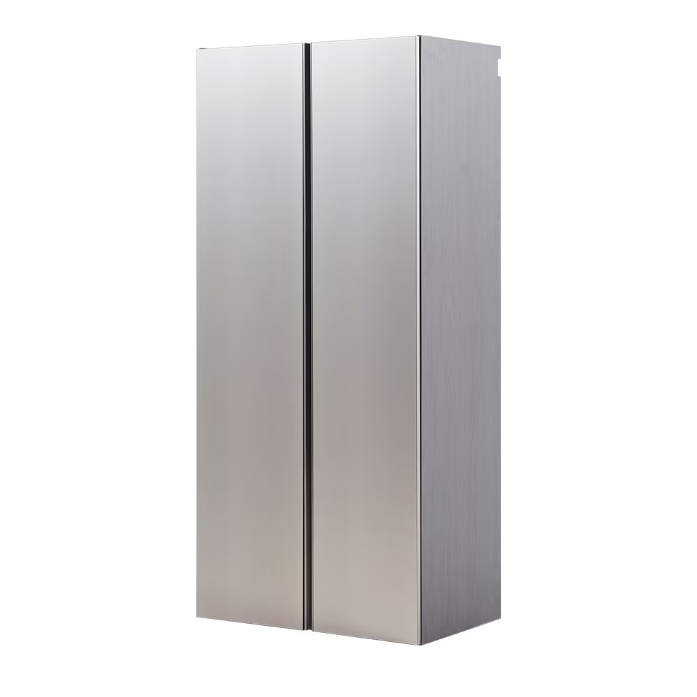 7-Piece Storage Cabinet Set, Modern Style Kitchen Furniture Set with Stand Cupboard and Console Table, Wall-Mounted or Free-standing Cabinet Set for Living Room, Kitchen, Dark Gray