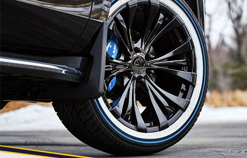 4 Vogue Tyre Custom Built Radial SCT2 Blue White Sidewall 285/45R22 114H Tires 0-3313-221 / 285/45/22 / 2854522