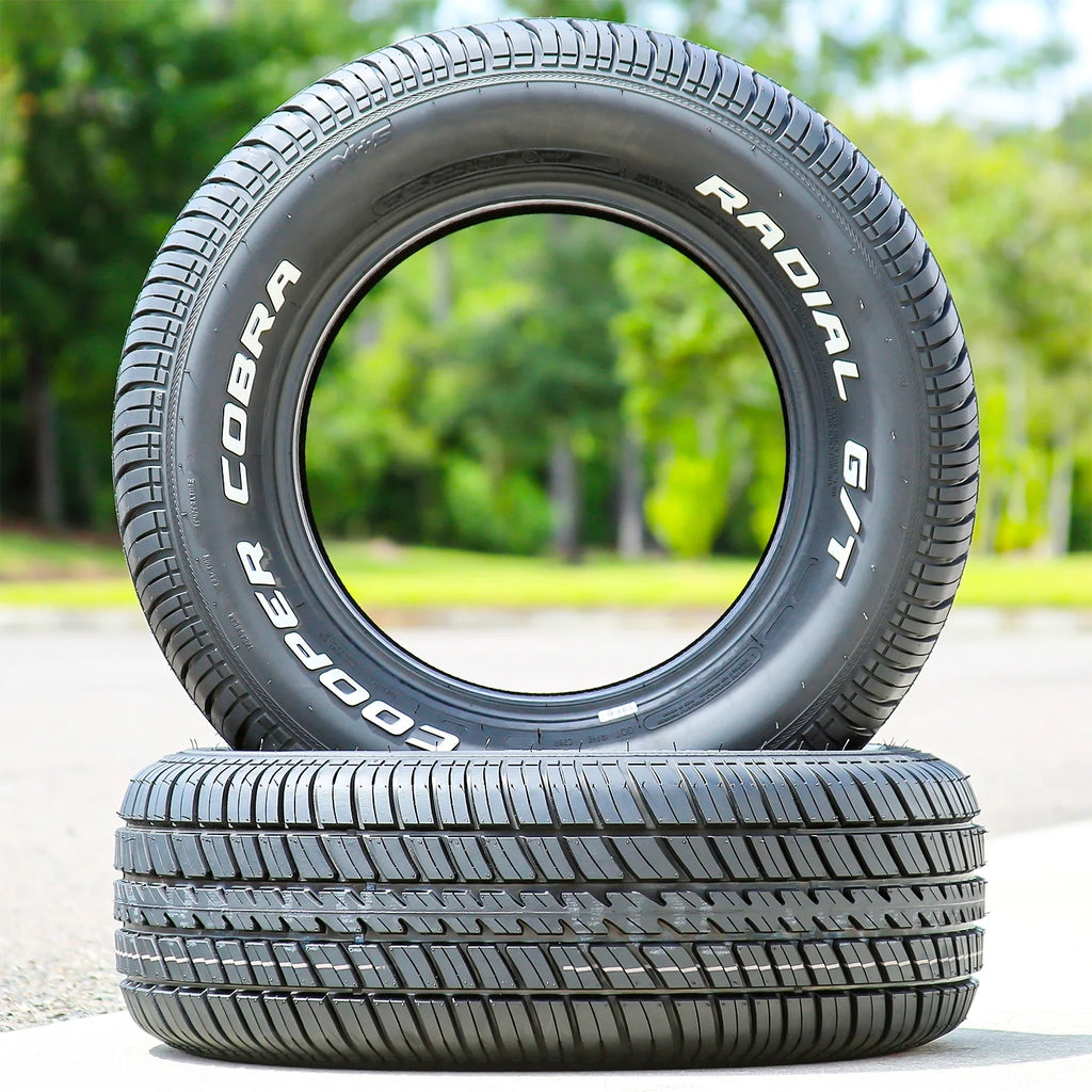 Set of 4 (FOUR) Cooper Cobra Radial G/T 255/60R15 102T A/S All Season Tires Fits: 1980 Chevrolet Corvette Base