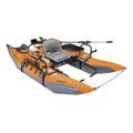 Classic Accessories Colorado XT Pontoon Fishing Boat, Pumpkin/Grey