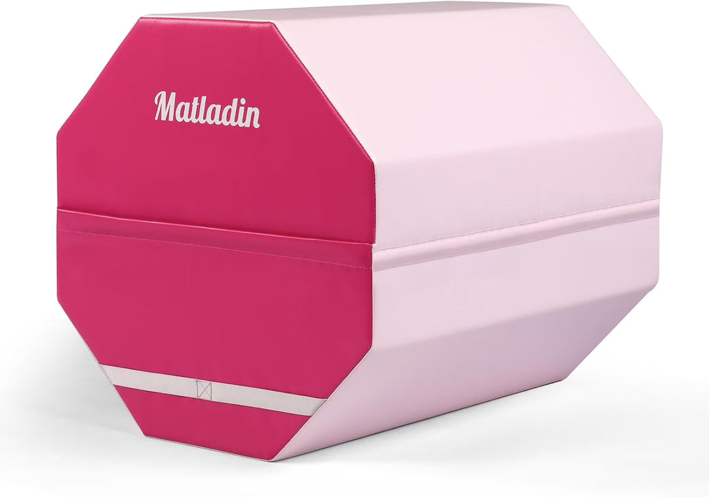 Matladin Octagon Gymnastics Skill Shapes, PVC Pink, 9.7 lb