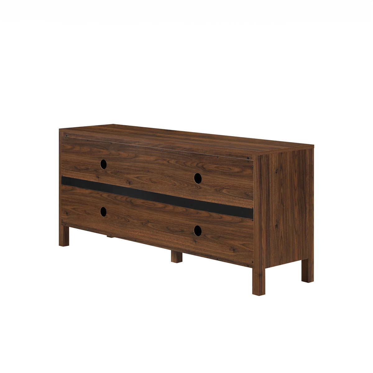 Mainstays 4-Door TV Console for TV��s up to 65��, Canyon Walnut Finish