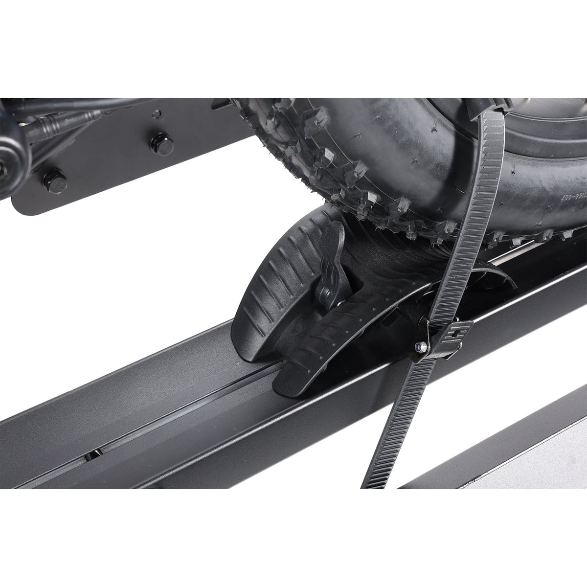 Young Electric Ebike Rack, 200lb Capacity, Alloy Steel Hitch Mount, Fits 5-Inch Fat Tire Bikes, 2-Inch Receiver