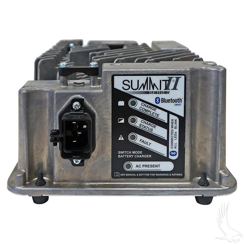 Battery Charger, Lester Summit Series II, 36-48V Auto Ranging Voltage 13-18A, E-Z-Go 3 Pin