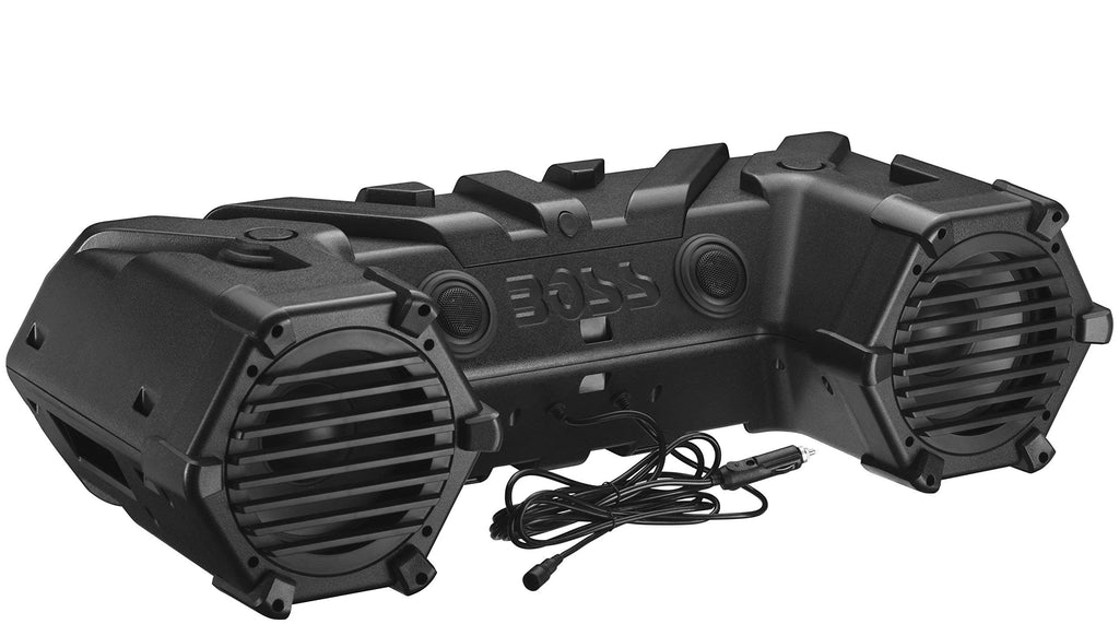 Boss Audio 8-Inch 700-Watt All-Terrain Marine Audio Sound System & LED Light Bar