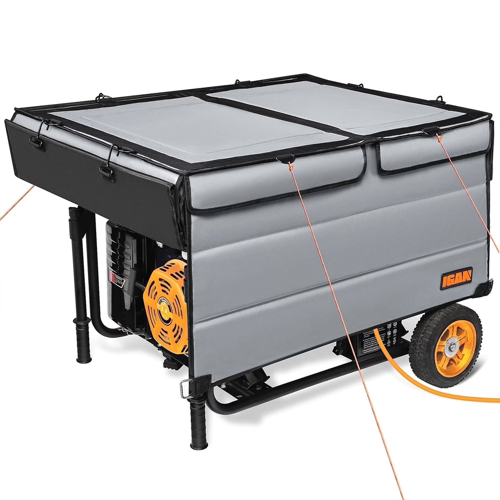 IGAN Generator Tent Waterproof Portable Cover for 3500�C12000 Watt 9,2 lb. Black