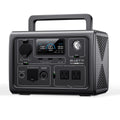 BLUETTI EB3A Solar Generator, 600W/268Wh Portable Power Station, UPS LiFePO4 Solar Generator for House, Camping