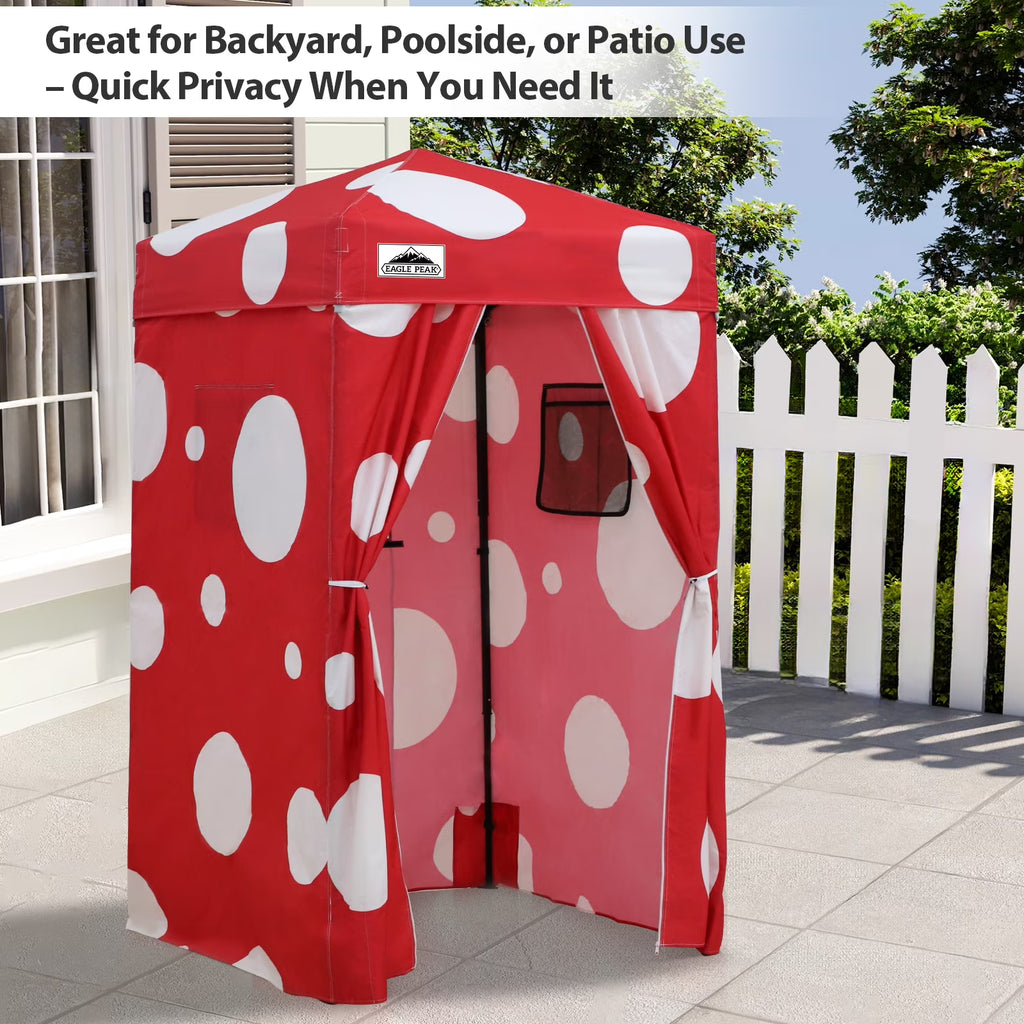 EAGLE PEAK Flex Ultra Compact 4 ft x 4 ft Pop-up Changing Room Canopy, Portable Privacy Cabana