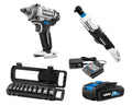 HART 20V 3/8" 2-Tool Automotive Kit with SAE Impact Sockets
