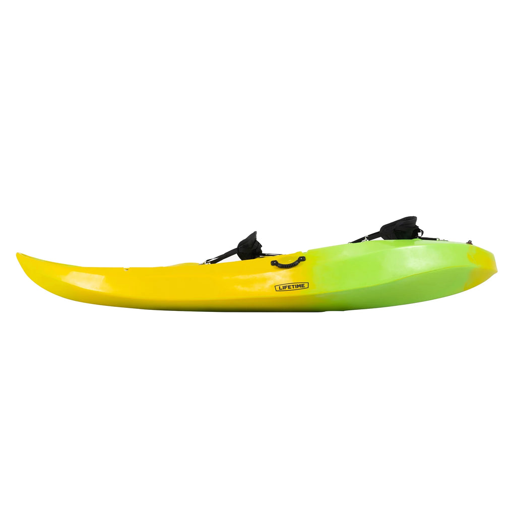 Lifetime Manta 10 ft Tandem Kayak, Yellow, Lime (91071)