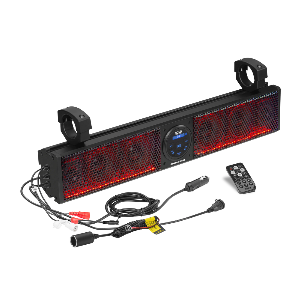 BOSS Audio Systems SB26BRGB 26 inch ATV/UTV Bluetooth Sound Bar