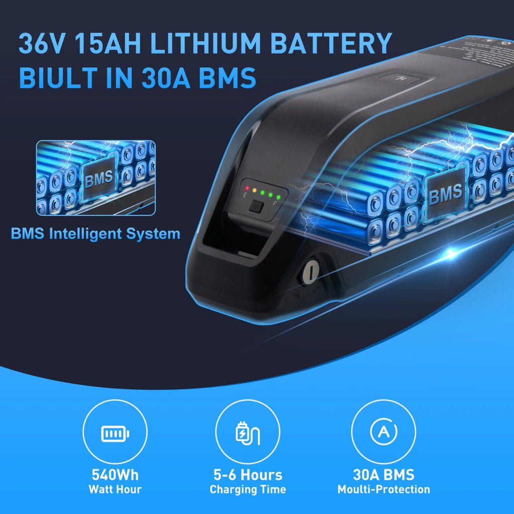 4Pin 36V 20AH Battery Electric Scooter Battery 750W 36V Ebike Battery for Adult Electric Bike Motor