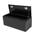 IVV Aluminum Truck Trailer Tool Box Pickup Underbody Truck Bed Storage Toolbox RV Trailer Organizer with T-Handle Latch Dual Lock Keys - Black, 42"L x 18"W x 17"H