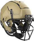 Schutt F7 VTD Adult Football Helmet with Carbon Steel Mask (Metallic Vegas Gold, XL, Black ROPO-NB)