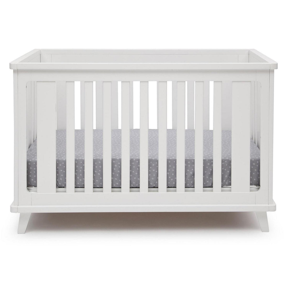 Delta Children Ava 3-in-1 Convertible Baby Crib. White
