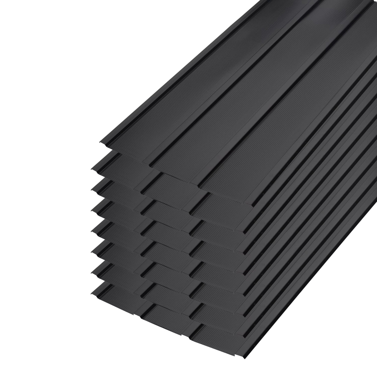 Set of 8 Arrow 45" x 27" Galvanized Corrugated Steel Roof Panels for DIY Shed, Garage, Carport, Charcoal