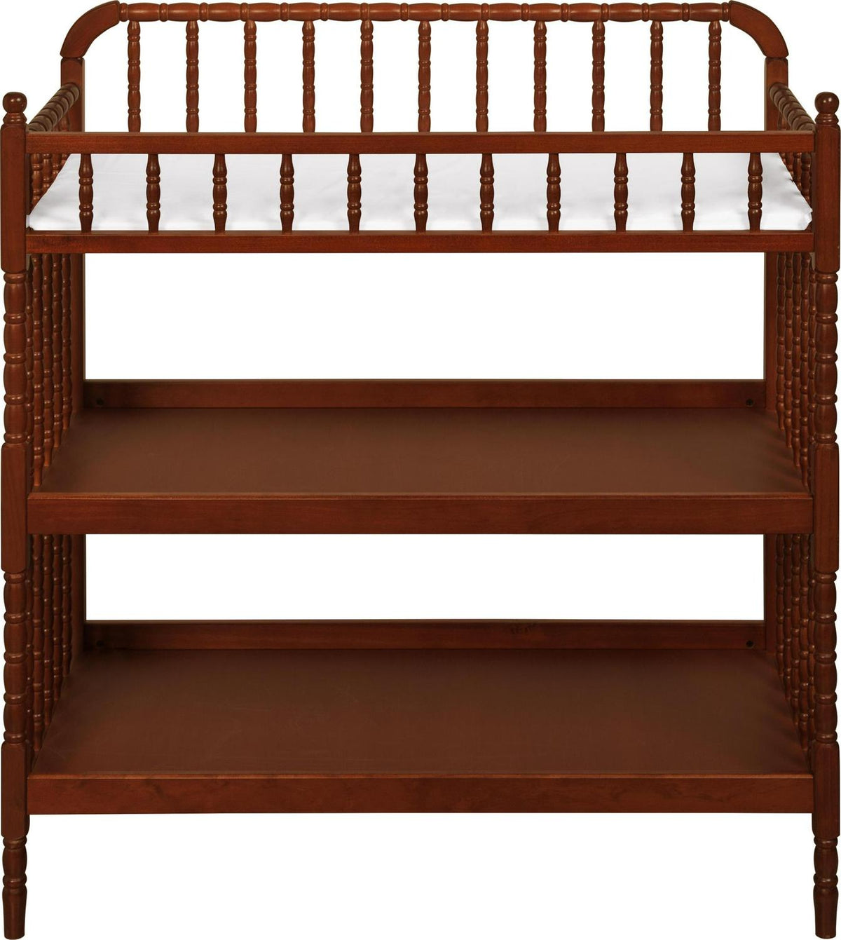 DaVinci Baby Jenny Lind Changing Table with 1″ Waterproof Pad. Rich Cherry Finish