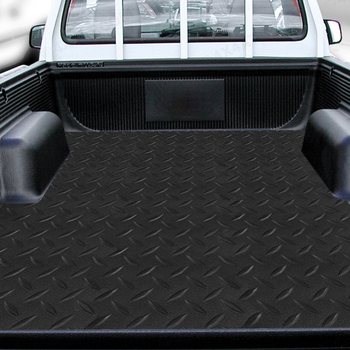 Heavy Duty Garage Flooring Mat Roll 2.5MM Thick Anti-Slip Trailer Floor Covering Raised Mat