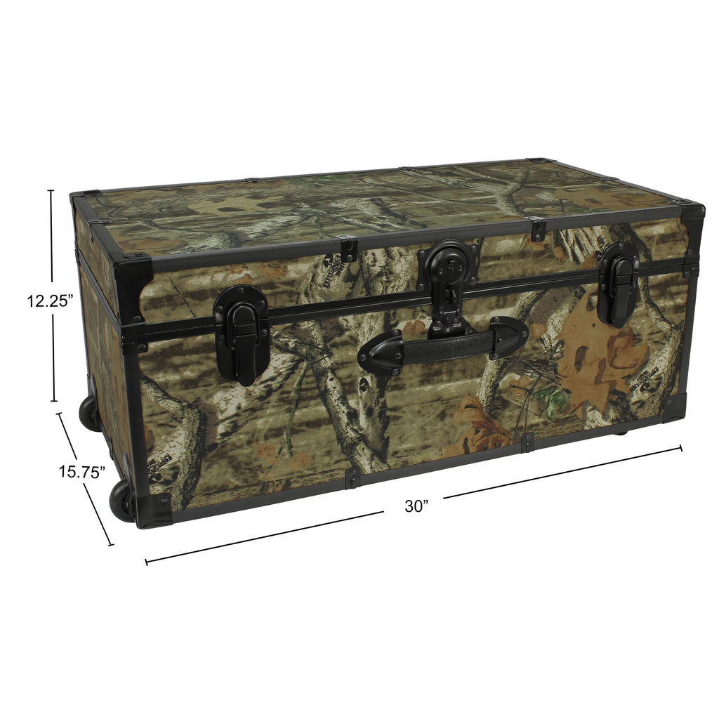Seward Collegiate Collection Footlocker Trunk with Wheels