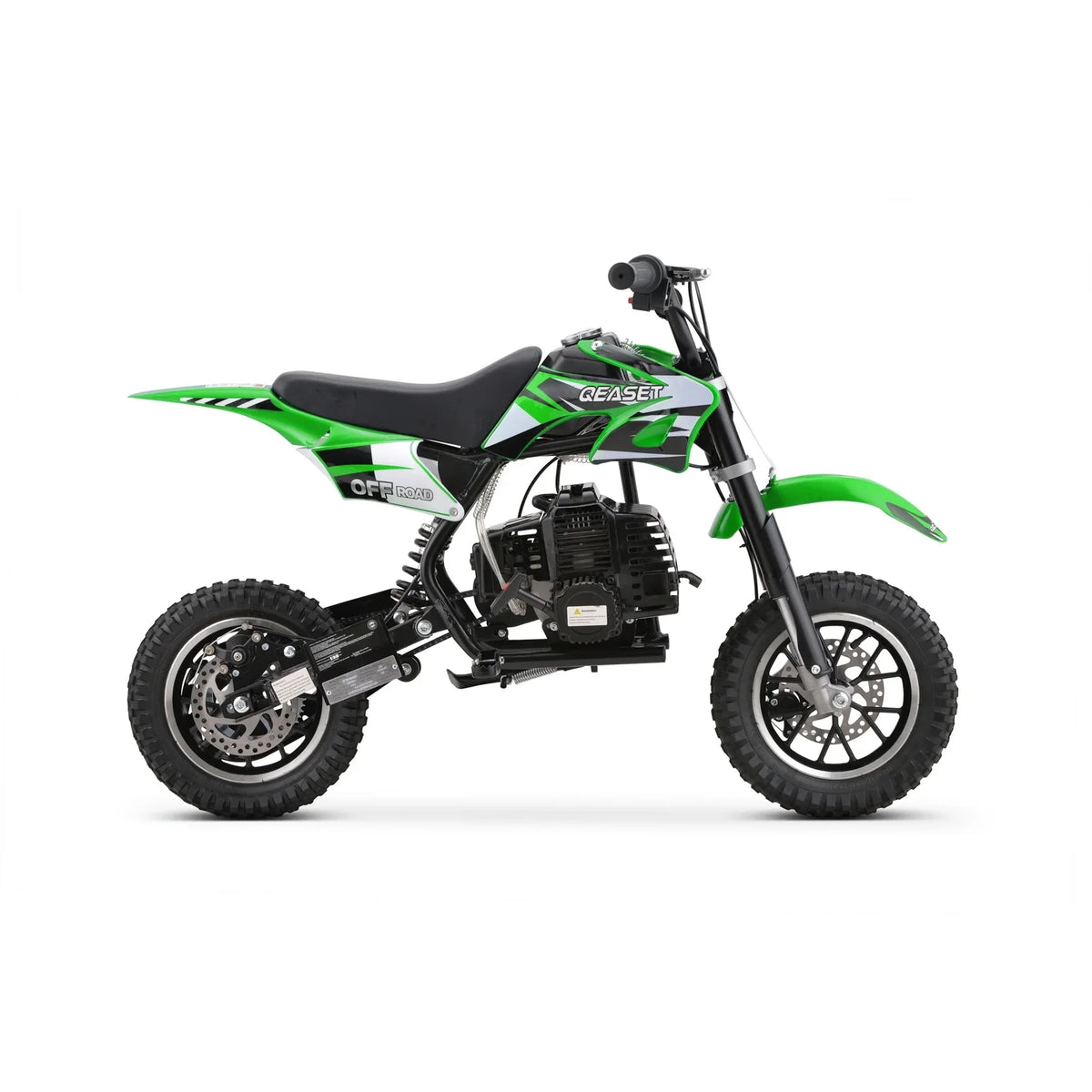 QEASET 49CC Dirt Bike, Gas Powered Mini Bike, Red