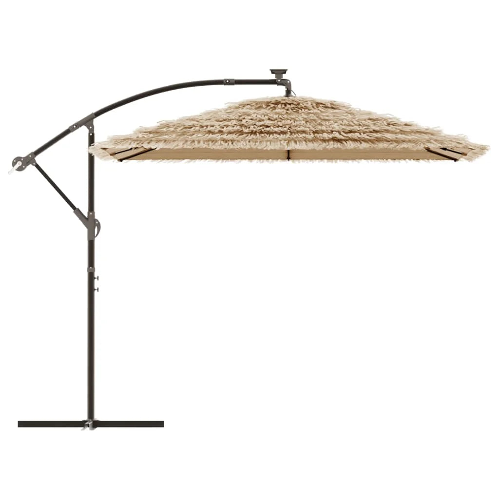vidaXL Garden Parasol with Steel Pole Umbrella Sunshade Outdoor Patio Beach