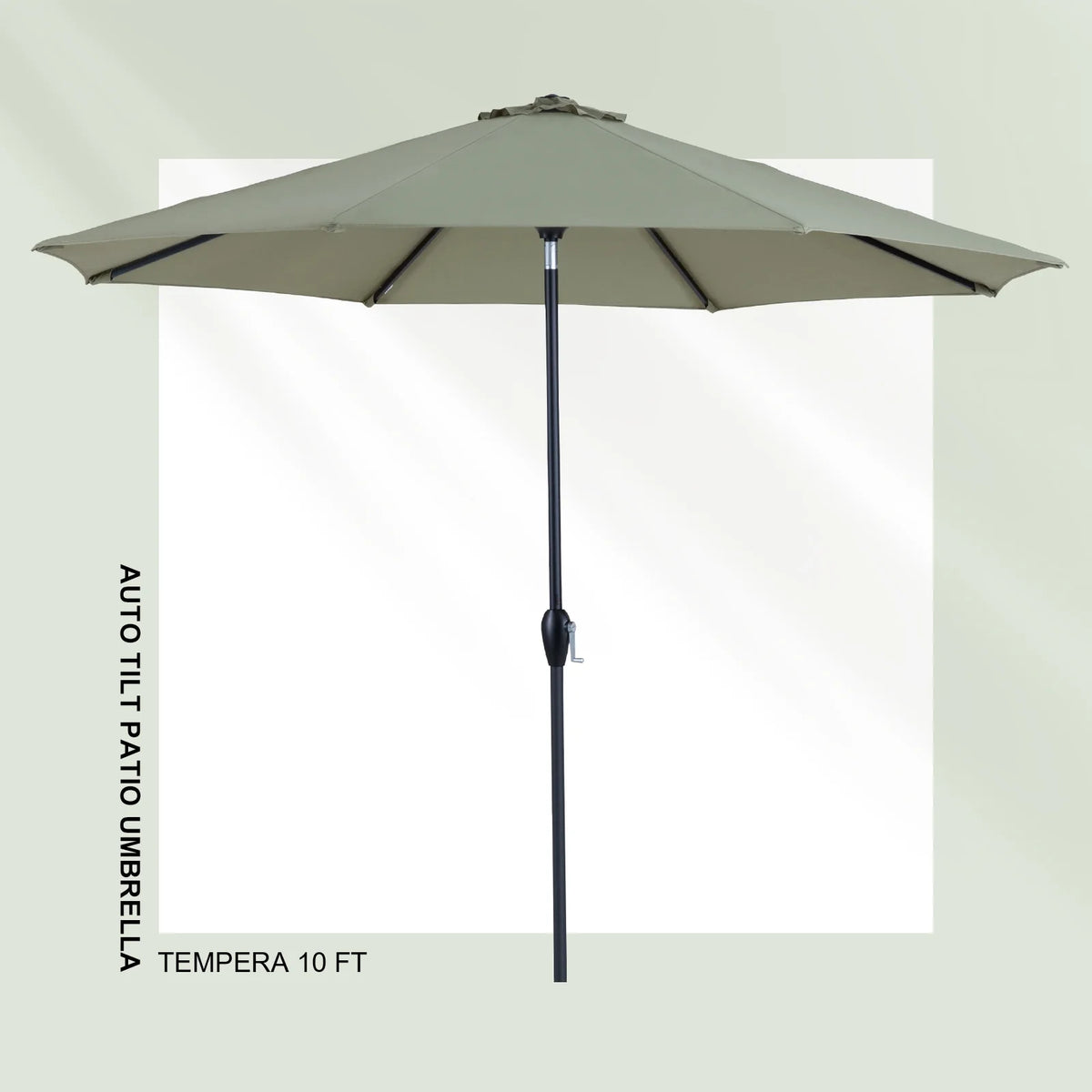 Tempera 9FT Auto Tilt patio umbrella