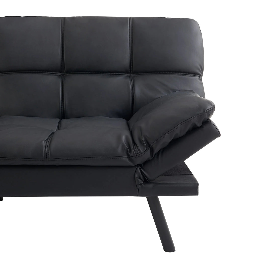 Mainstays Memory Foam Futon with 72",Black