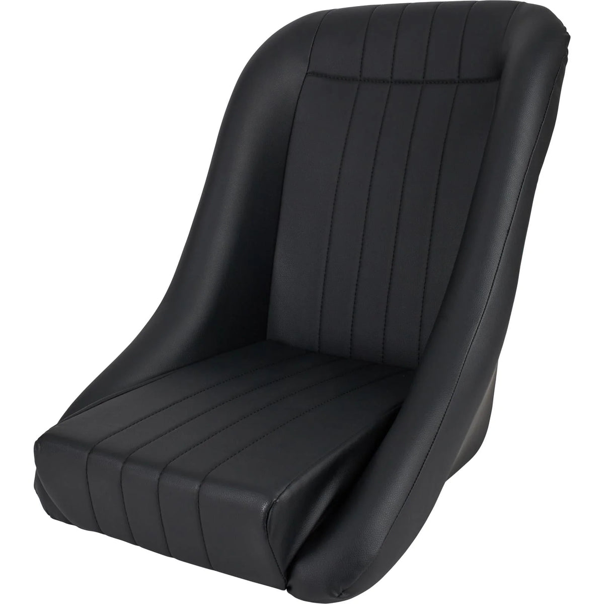 EMPI 62-2880-0 Low Back Roadster Style Seat, Black