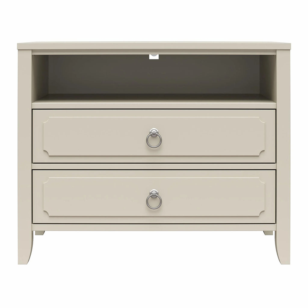 Her Majesty 2 Drawer Nightstand, Mustard Yellow