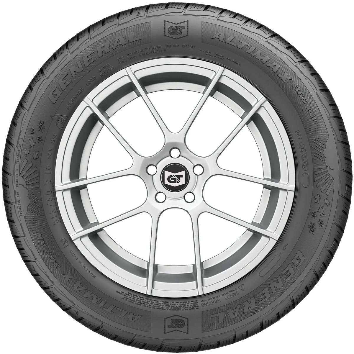General AltiMAX 365 AW All Weather 245/45R19 102V XL Passenger Tire