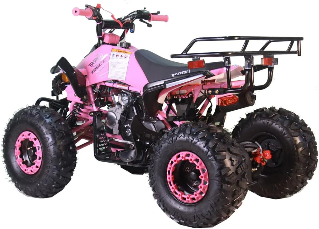 X-Pro Brand New 125cc Gas ATV, Automatic Transmission w/Reverse Remote Control Big 19"/18" Tires
