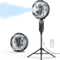 Portable fan products, 20000mAh 12-inch outdoor misting fan, suitable for outdoor patios