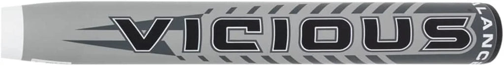 Miken Vicious 2 1/4" Slow Pitch Softball Bat Type, Grey And Black, 26 oz