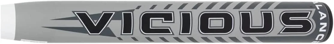 Miken Vicious 2 1/4" Slow Pitch Softball Bat Type, Grey And Black, 26 oz