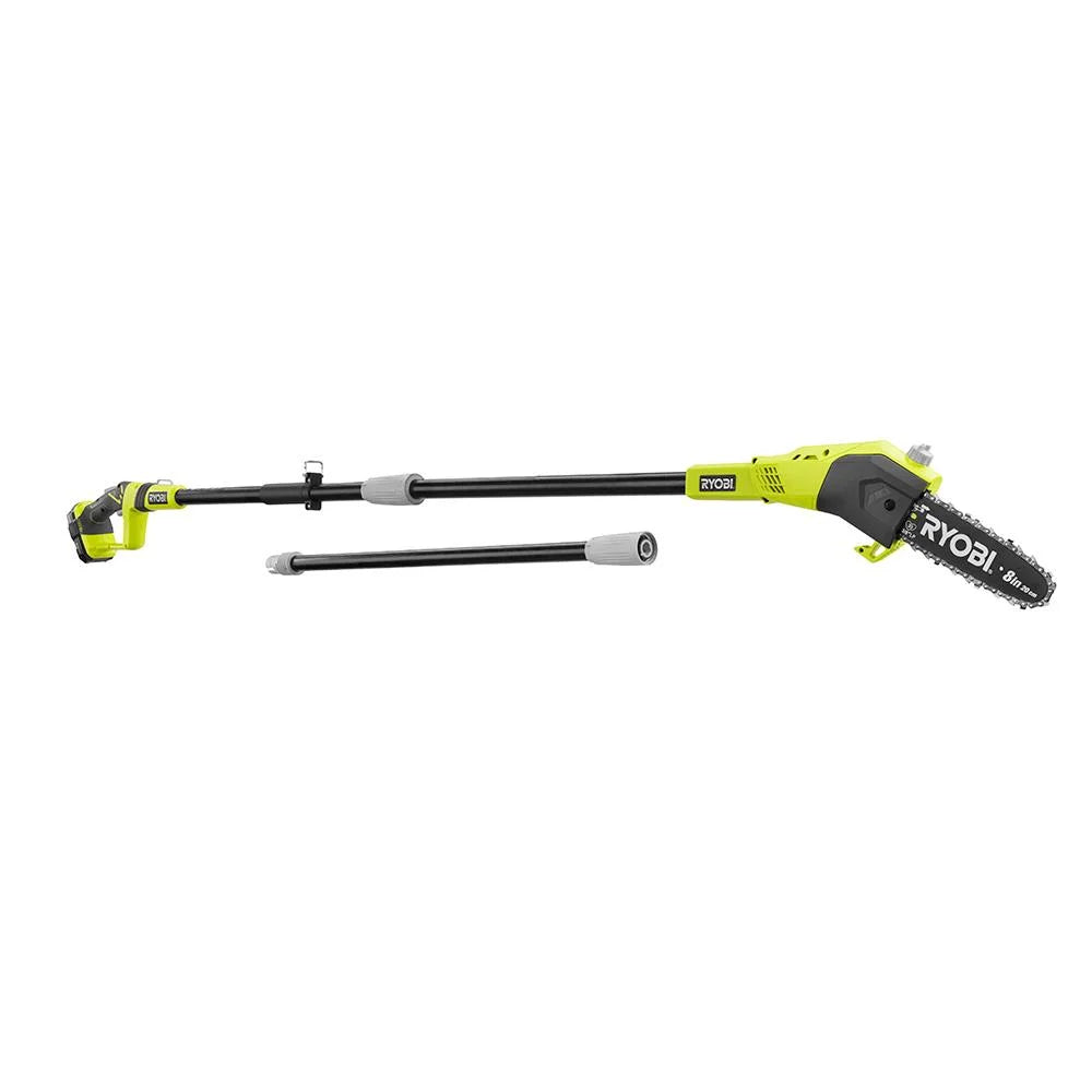 Ryobi One+ 18V 8" Cordless Battery Pole Saw Kit, Battery and Charger