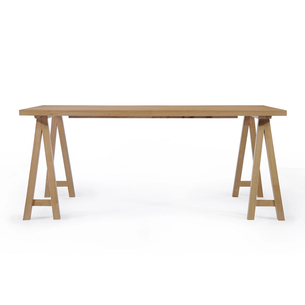 GDF Studio Modern 7 Piece Dining Set, 71" Rectangular Table with 6 Upholstered Side Chairs, Solid Wood Legs, Dark Gray+Oak