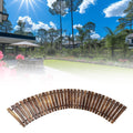 koolsoo Wooden Garden Pathway Beach Boardwalk Yard Patio Path for Garden Party Patio
