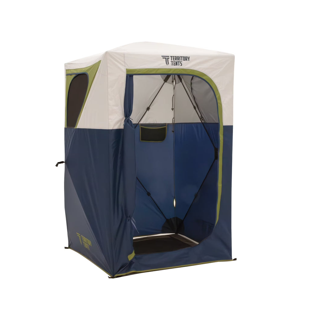 Territory Tents Jet Set Privacy Shower Tent, Jet Set Framework, No Assembly, Camp Shower, Camp Restroom, Privacy Tent Shower, 78�� x 62�� x 62��, PT100DB
