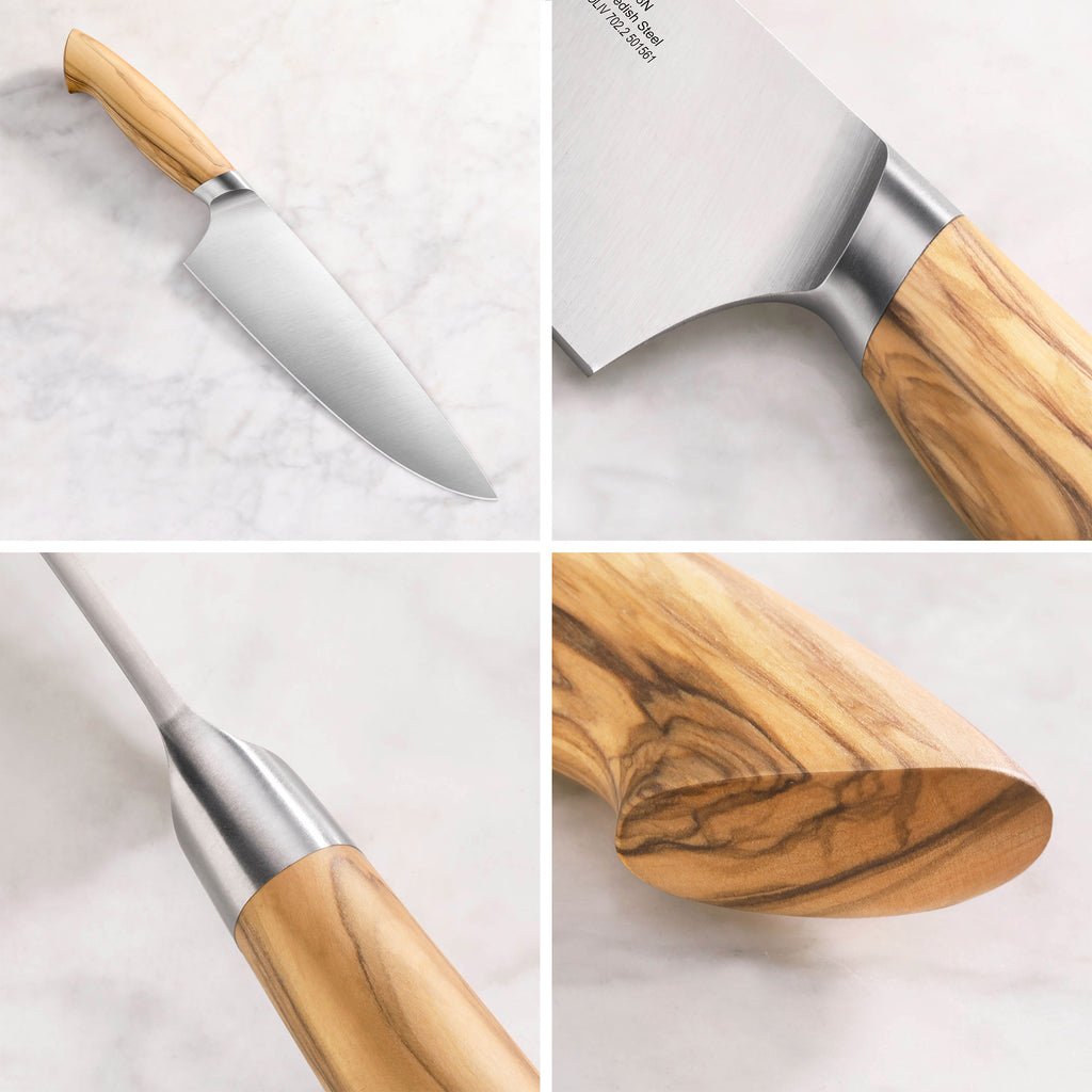 Cangshan OLIV Series Swedish Steel 15-Piece Knife Block Set, Maple Block