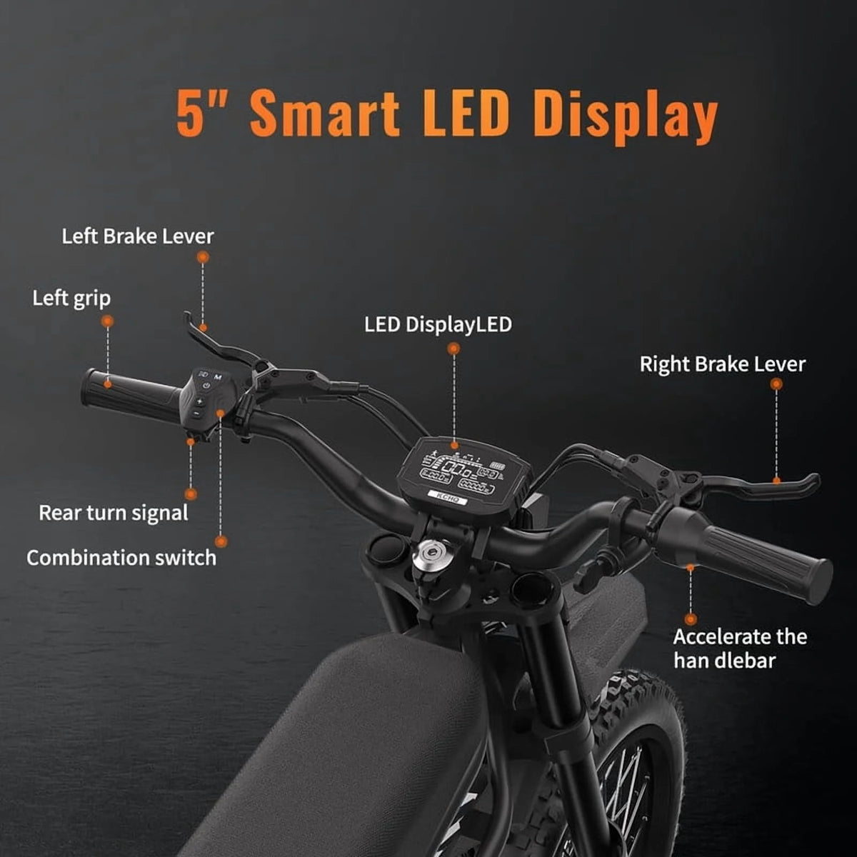 Riding'times GT73 Electric Dirt Bike for Adults, 37MPH 48V36.4AH 2400W 1747Wh Dual Battery Ebike, 85+ Miles Range,25" Motorcycle Tire UL2849 Certified, Full Suspension