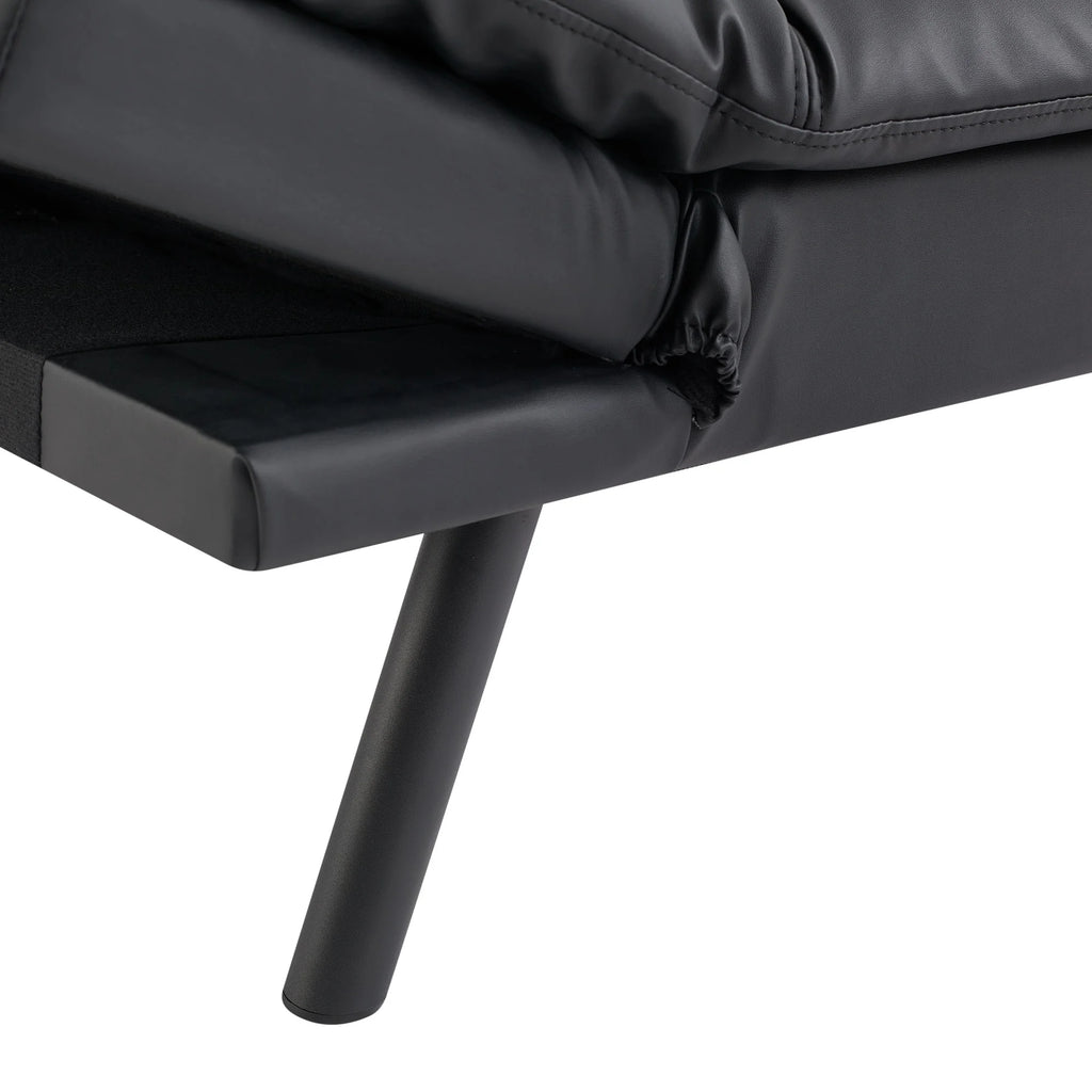 Mainstays Memory Foam Futon with 72",Black