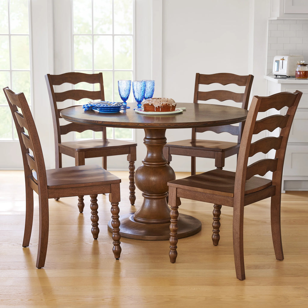 Pioneer Woman Harper Solid Wood Dining Chairs, 2 Pack, White