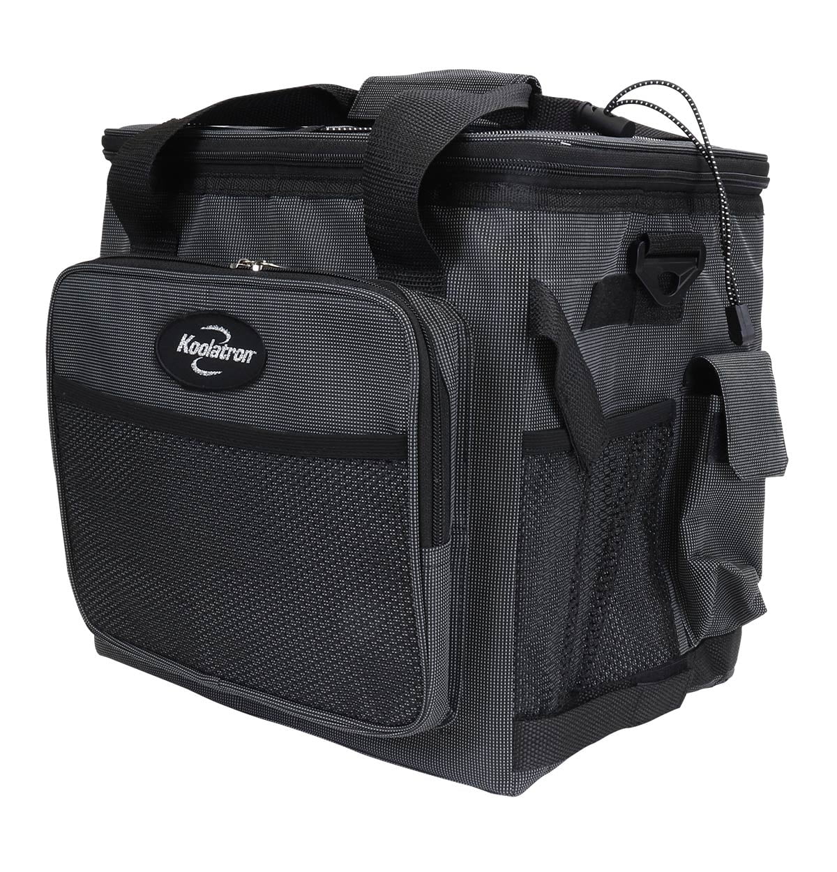 Koolatron 12V Electric Cooler Bag, 25L (26 qt), Collapsible, Gray/Black