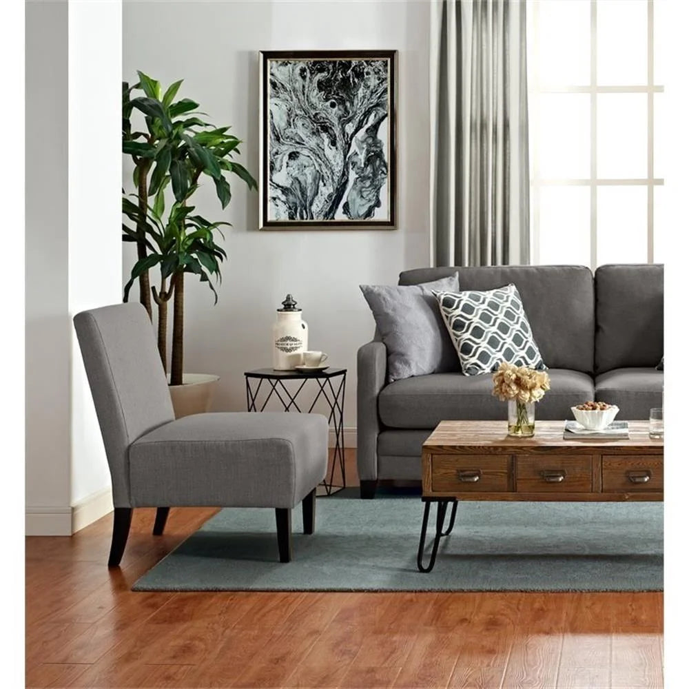 Serta Palisades Slipper Chair Pebble Gray