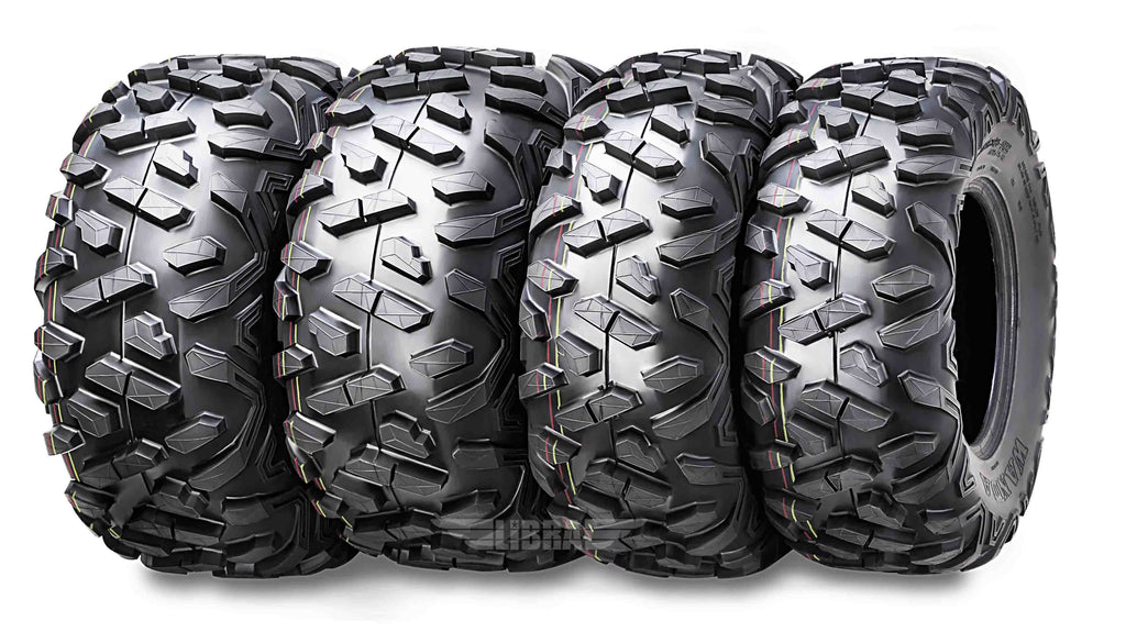 WANDA UTV ATV Tires 23x8-11 Front & 24x9-11 Rear /4PR Ultra Deep Self-cleaning Tread, Set 4