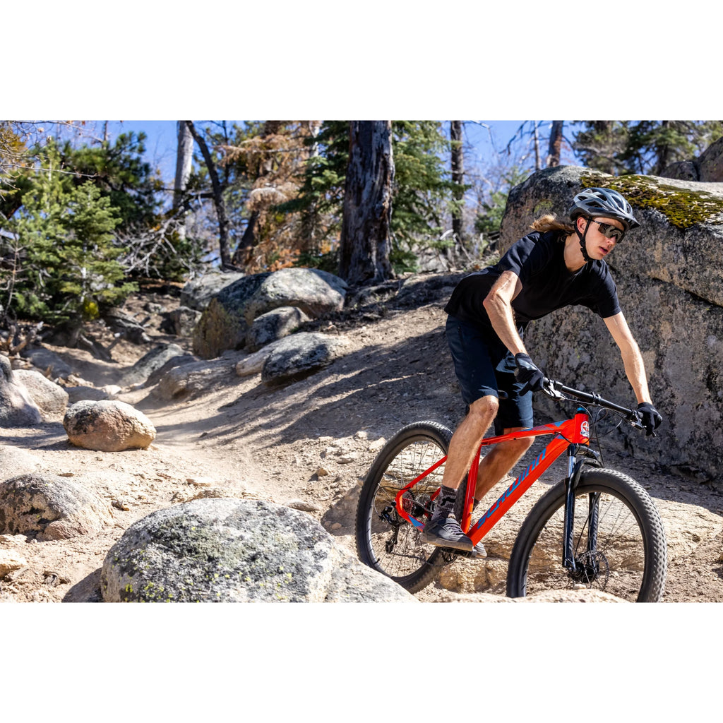 Schwinn Axum DP 29 inch Mens Mountain Bike, 19 inch Frame Adult Bicycle, Red