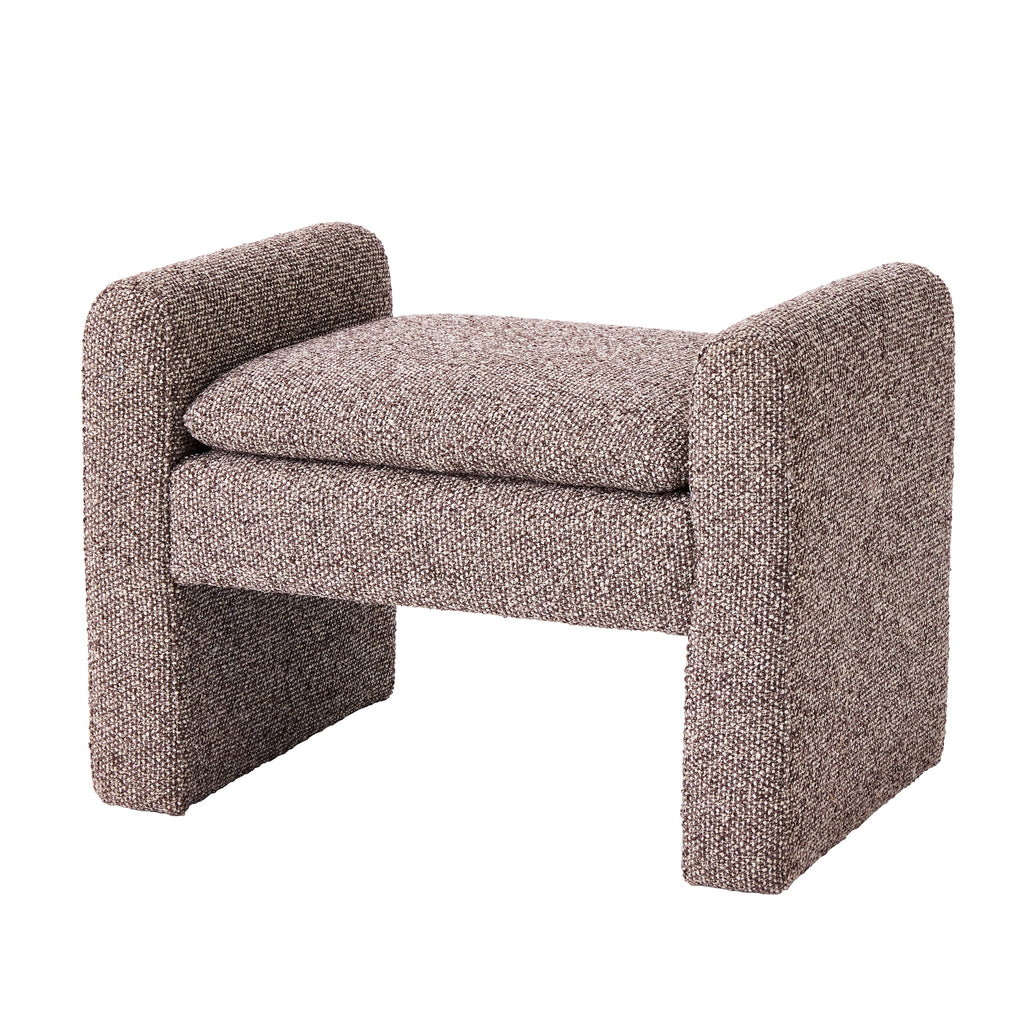 Better Homes & Gardens Emerson Ottoman, Cream