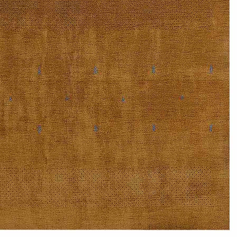 Rugsotic Carpets Handmade Rugs Hand Knotted Loom Rectangle 3'x5' Orange Wool for Indoor Use