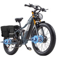 Dual Motors AWD 2000W Electric Bike for Adult 26'' UL2849 48V 30AH E-mountain bike 4.0 Fat Tire up to 35MPH&120Miles Long Range Off-road Ebike Dual Hydraulic Disc Brakes&Ful Suspension Electric Bicyc