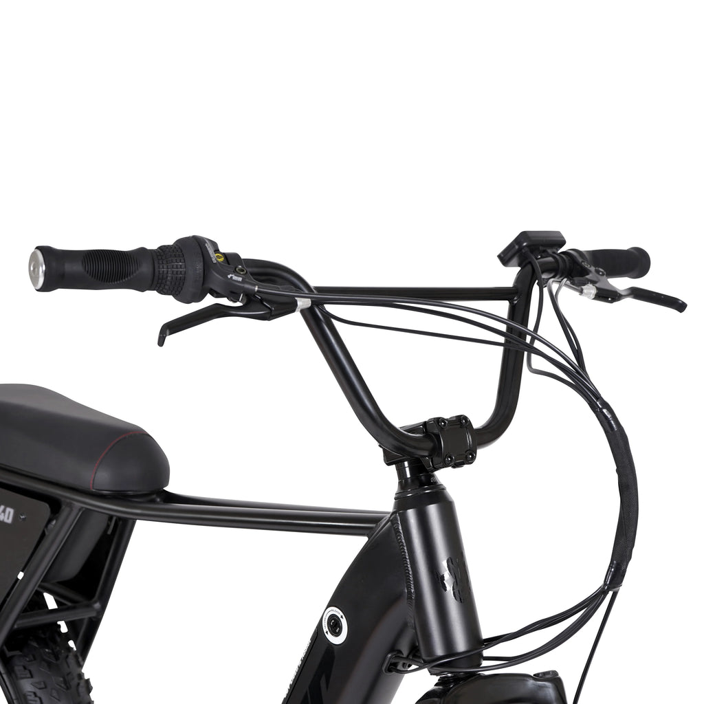 Hyper Bicycles Ultra 40 20" 36V Electric Bike for Adults, 250W E-Bike Motor, Matte Black